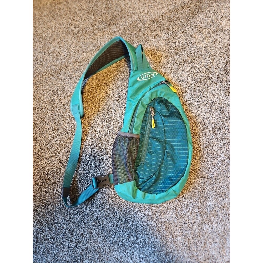 G4free Green Quiver Back Hiking Crossbody Day Pack Unisex Travel Bag